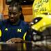 Michigan senior quarterback Denard Robinson signs autographs at The M-Den in Ann Arbor on Saturday, Feb. 2. Daniel Brenner I AnnArbor.com